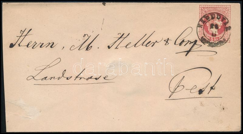 ~1869 5kr PS-cover 