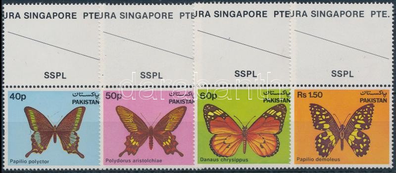 Lepkék ívszéli sor, Butterflies margin set