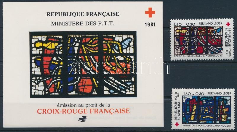 Vöröskereszt sor + 1 bélyegfüzet, Red Cross set + 1 stamp-booklet