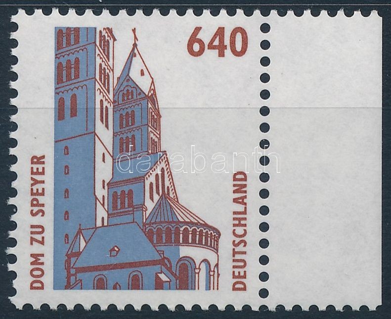 Building margin stamp, Látnivalók, épület ívszéli bélyeg