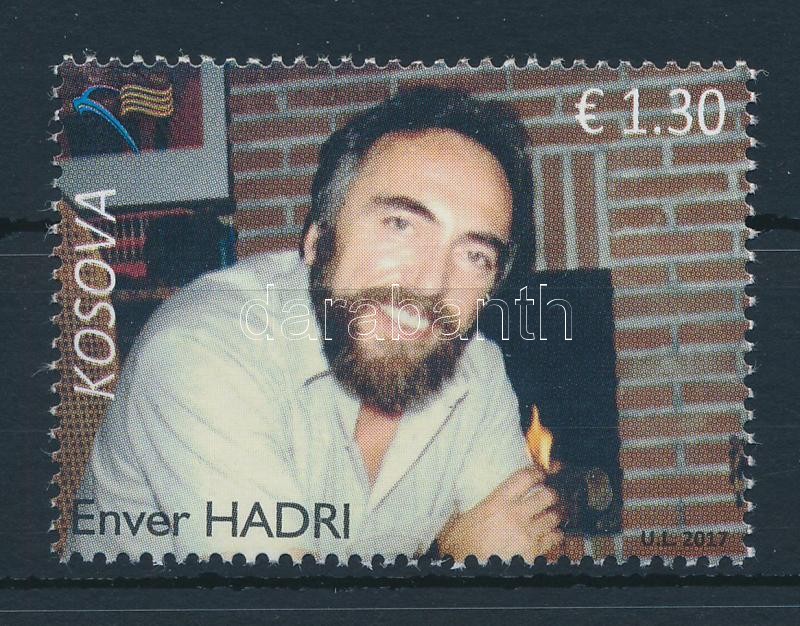 Enver Hadri stamp, Enver Hadri bélyeg