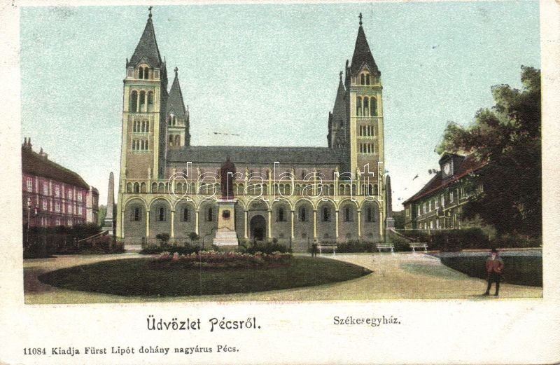 Pécs, Székesegyház, kiadja Fürst Lipót
