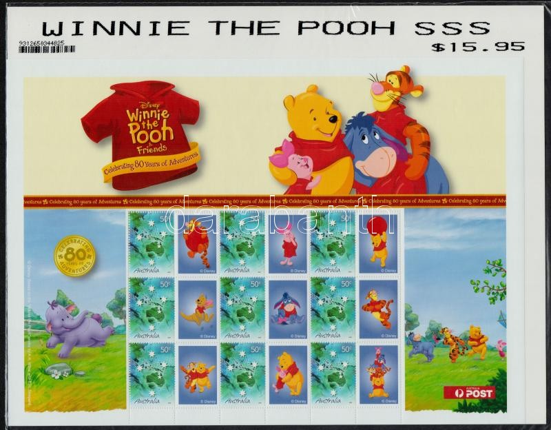 Micimackó kisív, Winnie-the-Pooh minisheet