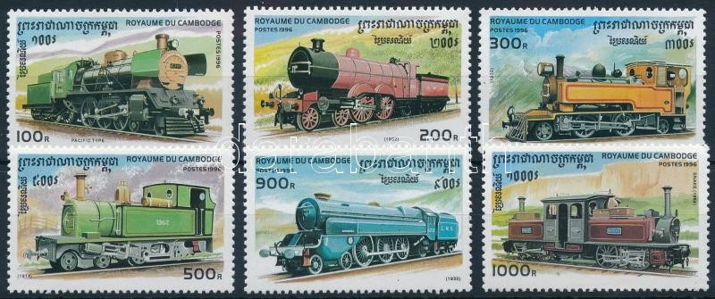 Nemzetközi bélyegkiállítás, vasút sor, International stamp exibition, railway set
