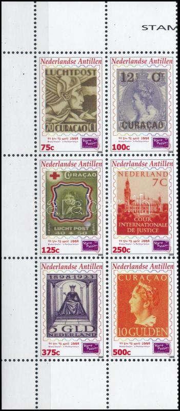 Stamp exhibition block of 6, Bélyegkiállítás hatostömb