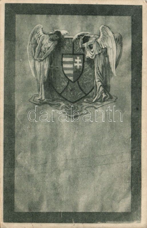 Hungarian coat of arm, irredenta pinx. Szőcsné Szilágyi Piroska, Magyar címer, irredenta pinx. Szőcsné Szilágyi Piroska