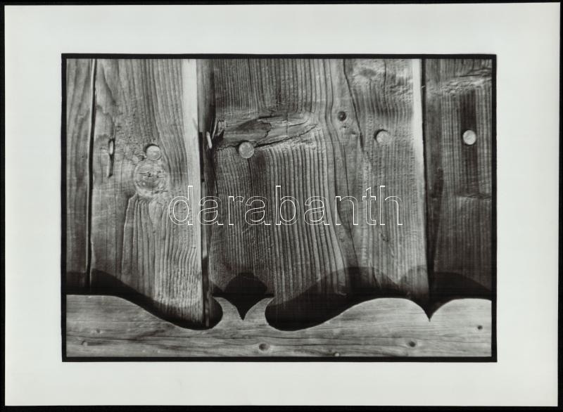 cca 1985 Móricz István: Motívum (Szentendrén), feliratozott, vintage fotóművészeti alkotás, a magyar fotográfia avantgarde korszakából, 27x37,5 cm