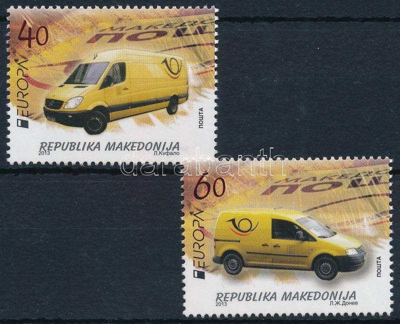 Postai járművek sor, Postage vehicles set