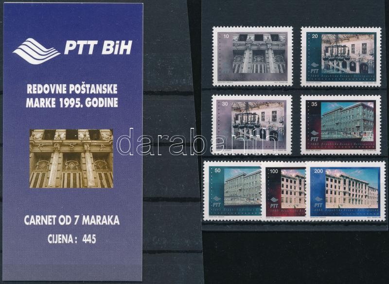 Sarajevo set + stamp booklet, Szarajevó sor + bélyegfüzet