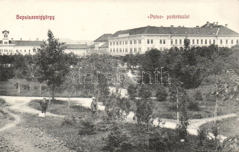 Sepsiszentgyörgy, Potsa park, kiadja Benkő M., Sfantu Gheorghe, Potsa park