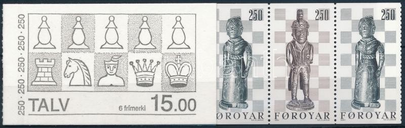 Sakk bélyegfüzet, Chess stamp booklet