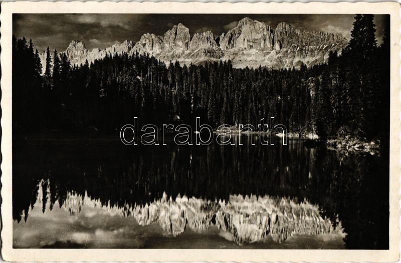 Dolomiti, Lago di Carezza, Croda Rossa / Dolomites, lake, mountain