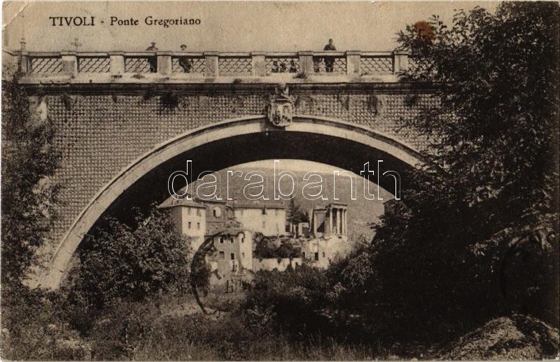 1913 Tivoli, Ponte Gregoriano / bridge