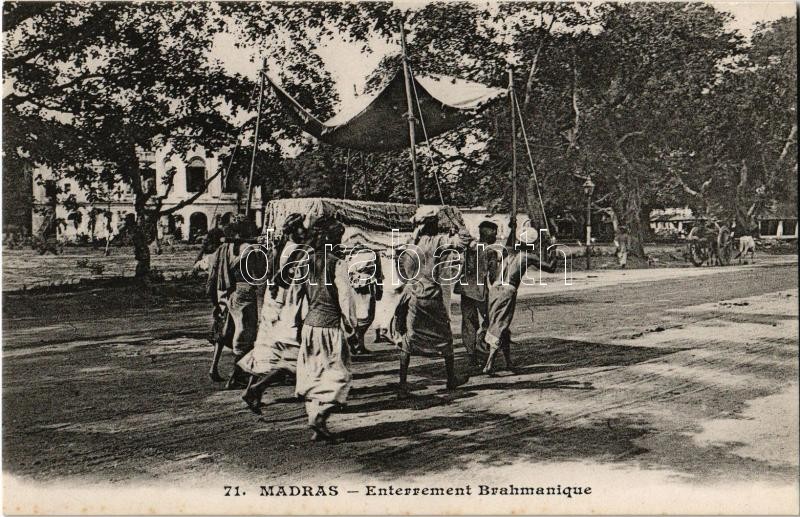 Chennai, Madras; Enterrement Brahmanique / Brahmanic funeral