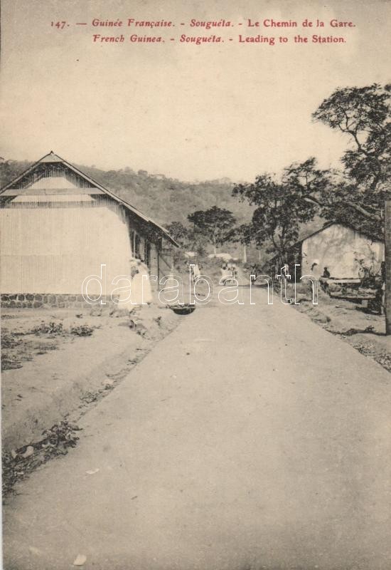 Souguéta, Le Chemin de la Gare / road to the railway station