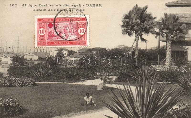 1919 Dakar, Jardin de l'Hotel de Ville / hotel, garden