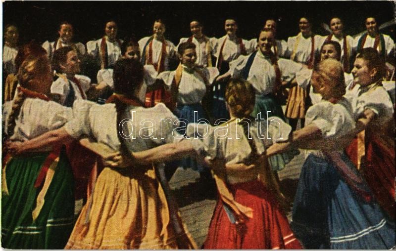 Karicky, Slovensky ludovy umelecky kolektiv / Slovakian folk dance, folklore, Szlovák népi tánc.