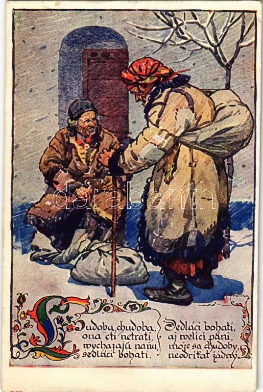 Chudoba, Antos Frolka, Slovácké Pisne, Serie II. / Slovakian folk song, old peasants, folklore, Szlovák népdal, folklór