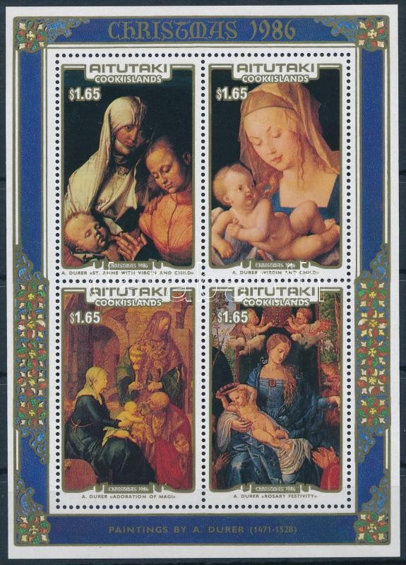 Christmas, Dürer block, Karácsony, Dürer blokk