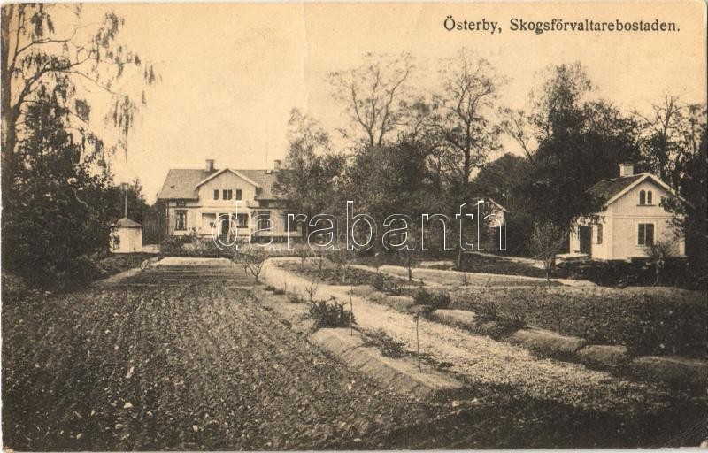 1920 Österbybruk, Skogsförvaltarebostaden / forester's house (crease)