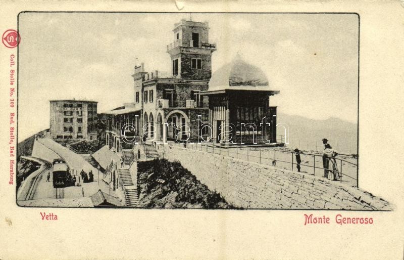 Monte Generoso, Vetta, Hotel Kulm / mountain, summit, hotel, railway (wet corners)