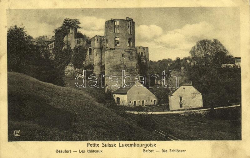 1912 Beaufort, Befort; Petite Suisse Luxembourgoise, Les Chateaux / castle
