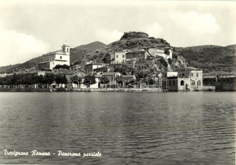 Trevignano Romano, Panorama parziale / general view (14,7 cm x 10,2 cm)