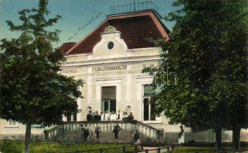 Marosújvár (Marosakna) Állami hivatalnoki otthon, Ocna Mures, Caminul functionarilor R.M.S. / officers' home