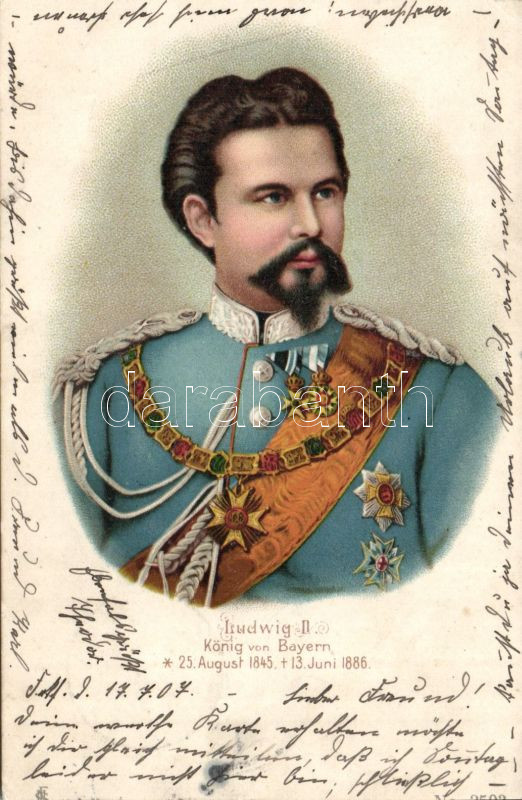 Ludwig II, litho