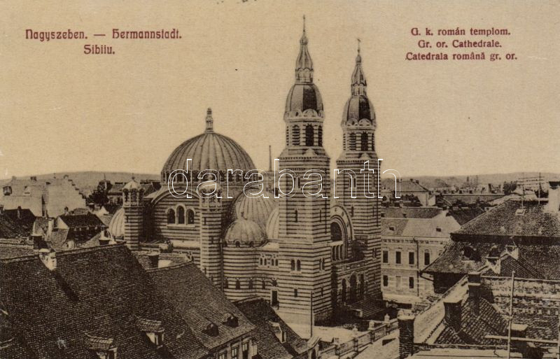 Nagyszeben, Görög katolikus román templom, Sibiu, Catedrala romana gr. or. / cathedral