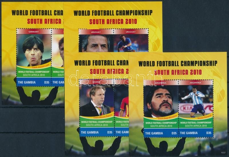 Football World Cup, South Africa set + blockset, Labdarúgó-világbajnokság, Dél-Afrika sor + blokksor