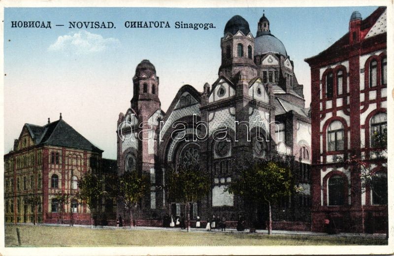 Újvidék, zsinagóga, Novi Sad, Synagogue