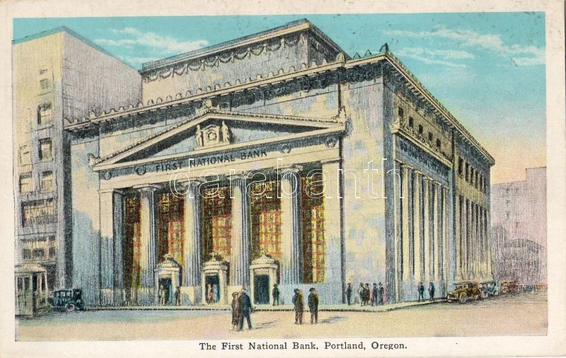 Portland az első nemzeti bank, Portland the first National Bank