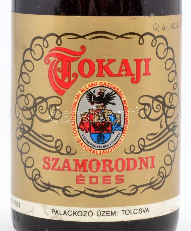 1969 Tokaji Szamorodni des palackozta Tolcsva 0 5 l