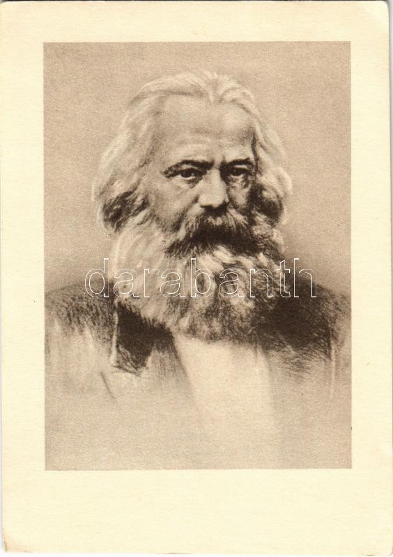 Karl Marx. Herausgegeben vom Parteivorstand der KPD zum Karl-Marx-Jahr 1953, 1953, Karl Marx. A német kommunista párt által Karl Marx évére kiadva.