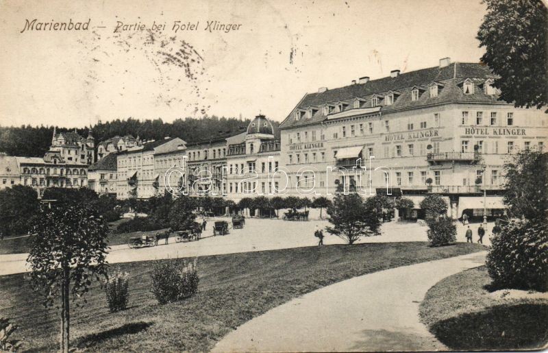 Marianske Lazne, Marienbad; Hotel Klinger