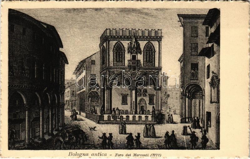 Bologna, Foro dei Mercanti (1772), Bologna antica / square. Ed. G. Mengoli 4-a