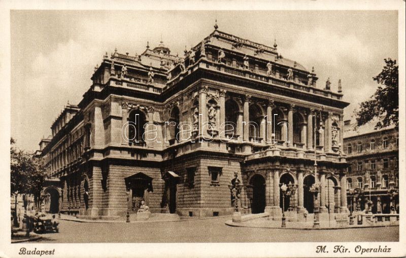 Budapest VI. Opera, automobil