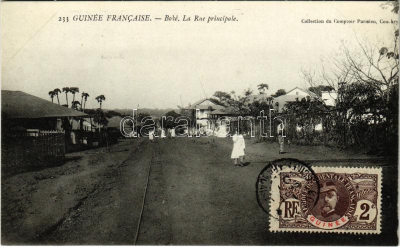 Boké, La Rue principale / street view