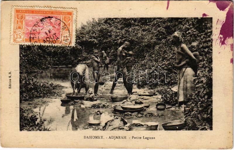 1920 Adjarah, Petite Lagune / lagoon, TCV card