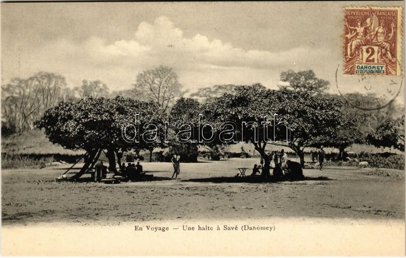 Savé, En Voyage, Une halte / resting under the trees