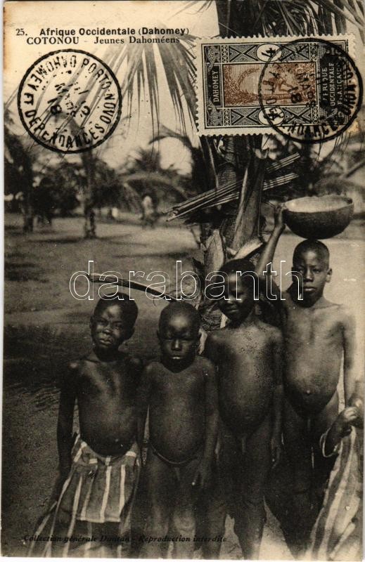 Cotonou, Jeunes Dahoméens / African children