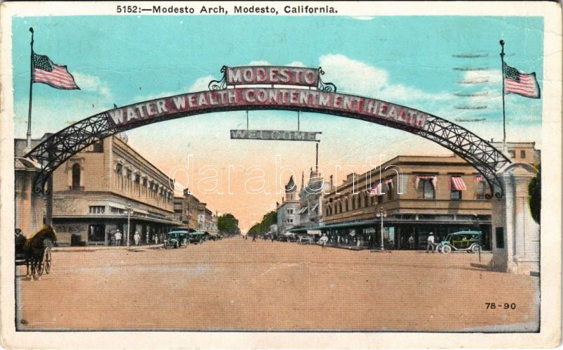 1936 Modesto (California), Modesto Arch 