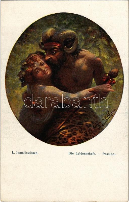 Szenvedély. R.M. No. 159. s: L. Ismailowitsch, Die Leidenschaft / Passion. R.M. No. 159. s: L. Ismailowitsch