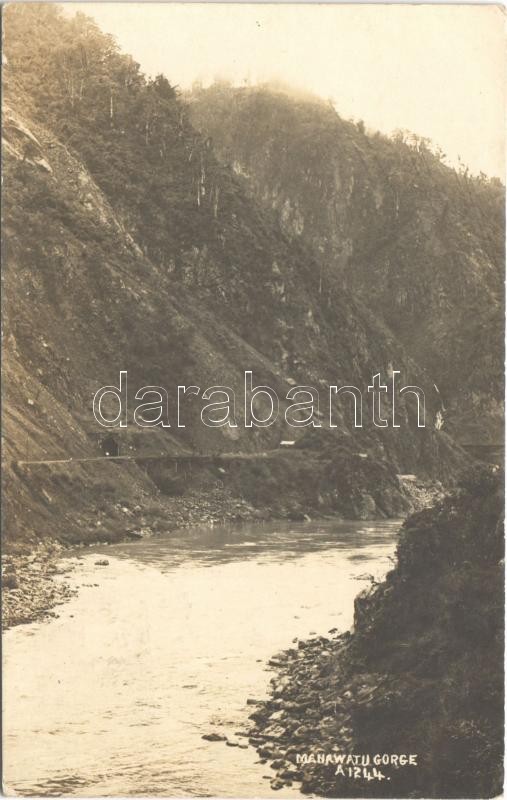 1934 Manawatu Gorge. photo (tiny tear)