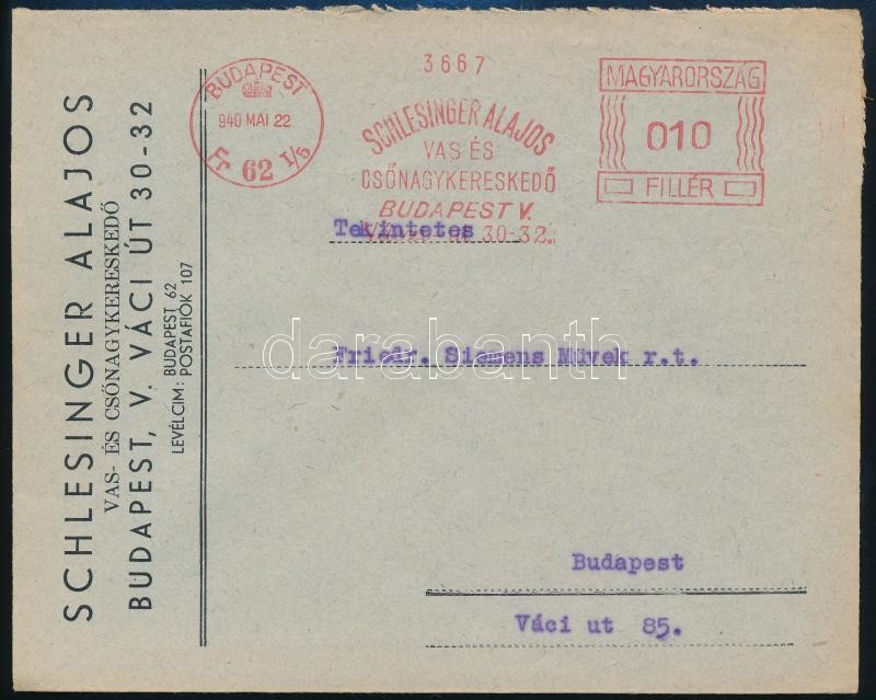 1940, Levél / Postázott