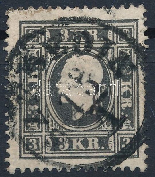 3kr Iaz black, with shifted perforation. 