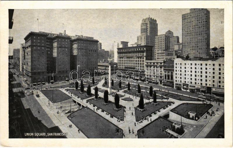 San Francisco, Union square, automobiles
