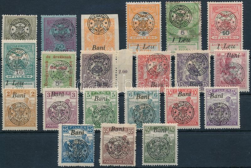 1919 21 db bélyeg (**12.070) / 21 stamps. Signed: Bodor | Darabanth ...