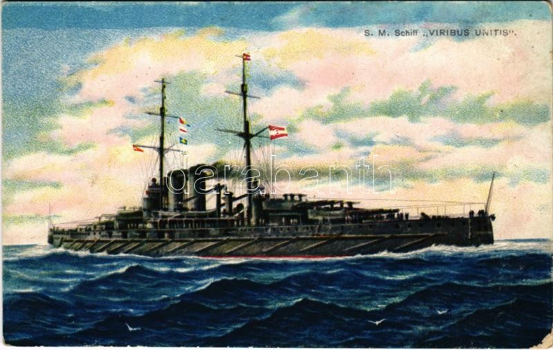 Ungarisch-Österreicher Schlachtschiff SMS VIRIBUS UNITIS Maßstab 1:250 JSC 259